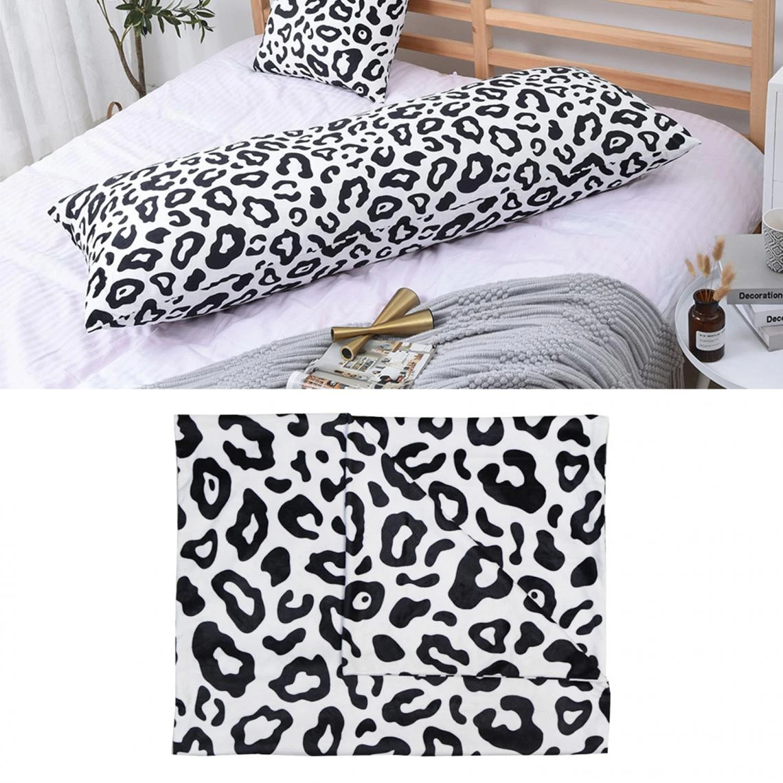 Marque Generique 1 Pc Taie D'oreiller De Corps Taie D'oreiller Imprimée Zèbre Pour Ad... 7 Marque Generique 1 Pc Taie D'oreiller De Corps Taie D'oreiller Imprimée Zèbre Pour Ad... – Image 5