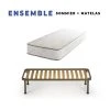 King Of Dreams Matelas 120x190 + Sommier Démonté + Pieds + Protège Matelas Offerts... -Talamo Magasin 13493