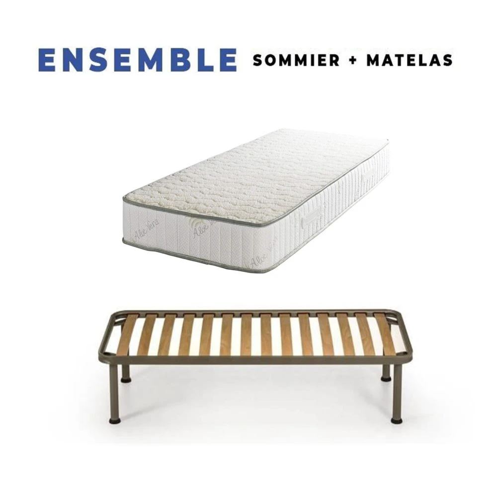 King Of Dreams Matelas 120x190 + Sommier Démonté + Pieds + Protège Matelas Offerts... 3 King Of Dreams Matelas 120x190 + Sommier Démonté + Pieds + Protège Matelas Offerts...