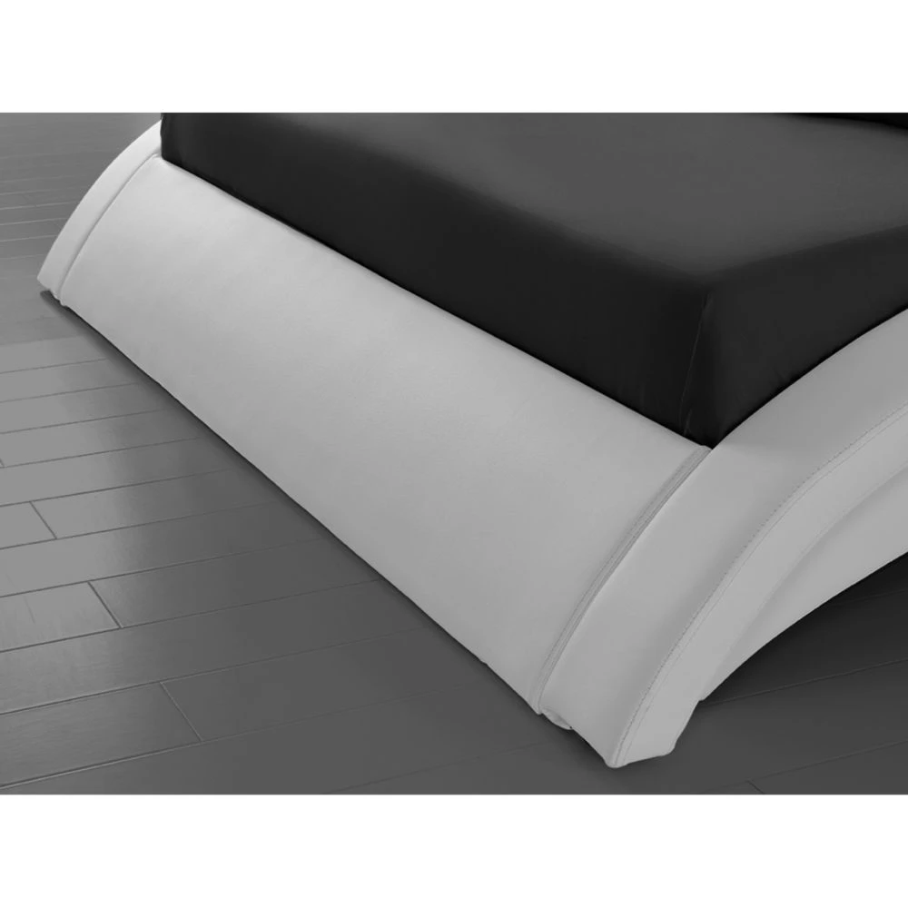 CONCEPT USINE Lit Design Paddington 160x200cm - Cadre De Lit LED En Simili Cuir 5 CONCEPT USINE Lit Design Paddington 160x200cm - Cadre De Lit LED En Simili Cuir – Image 3