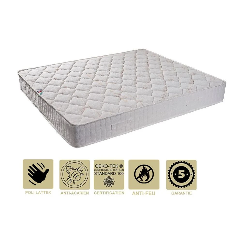 Provence Literie Lot De 2 Matelas Tissu Ignifugé Non Feu 80x200 X 20,5 Cm - Très Ferm... 3 Provence Literie Lot De 2 Matelas Tissu Ignifugé Non Feu 80x200 X 20,5 Cm - Très Ferm...