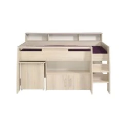 BUT Lit Combiné 90x200 Cm SWAN Avec Sommier Acacia Clair 9 BUT Lit Combiné 90x200 Cm SWAN Avec Sommier Acacia Clair -Talamo Magasin 2099 comb kurt ferm f