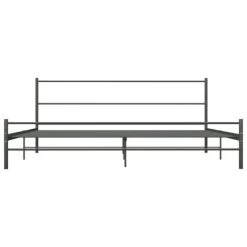 VIDAXL 284687 Structure De Lit 200x200cm Résistant Aux Rayure Légèrement F... -Talamo Magasin 284687 structure de lit 200x200cm resistant aux rayure legerement flexible metal gris 13039774 35431334 1140x1140