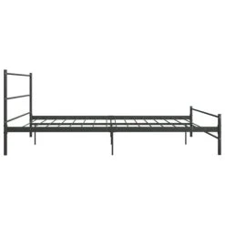 VIDAXL 284687 Structure De Lit 200x200cm Résistant Aux Rayure Légèrement F... -Talamo Magasin 284687 structure de lit 200x200cm resistant aux rayure legerement flexible metal gris 13039774 35431336 1140x1140