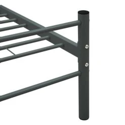 VIDAXL 284687 Structure De Lit 200x200cm Résistant Aux Rayure Légèrement F... -Talamo Magasin 284687 structure de lit 200x200cm resistant aux rayure legerement flexible metal gris 13039774 35431338 1140x1140