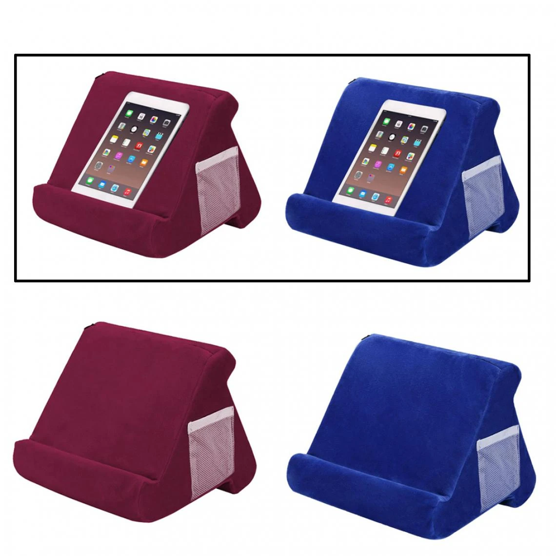 Marque Generique 2x Support De Tablette Multi-angle Support De Coussin D'oreiller Suppo... 4 Marque Generique 2x Support De Tablette Multi-angle Support De Coussin D'oreiller Suppo... – Image 2