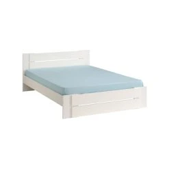 BUT Lit 140X190 Cm BIANCA Blanc