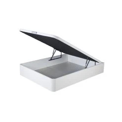 Tousmesmeubles Lit Coffre 140*190 Bois Blanc - KANGOUROU -Talamo Magasin 50279 thickbox default