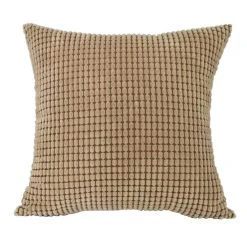 Marque Generique Taie D'oreiller Couleur Velours Côtelé Canapé Carré Housse De Cous...