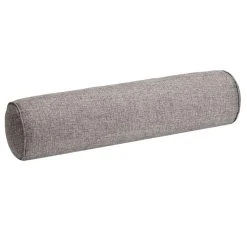 Marque Generique Oreiller De Soutien Lombaire Cylindrique En Lin De Coton De Couleur Gr... -Talamo Magasin 53043003 2 image