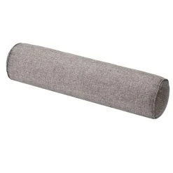 Marque Generique Oreiller De Soutien Lombaire Cylindrique En Lin De Coton De Couleur Gr... -Talamo Magasin 53043003 4 image