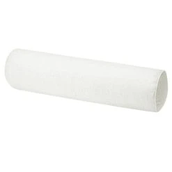 Marque Generique Oreiller De Soutien Lombaire Cylindrique En Lin De Coton De Couleur Bl... -Talamo Magasin 53043010 1 image