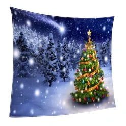 Marque Generique Couverture De Noël Double Molleton W / Xmas Impression Douce Chaude C... 10 Marque Generique Couverture De Noël Double Molleton W / Xmas Impression Douce Chaude C... -Talamo Magasin 64008272 9 image