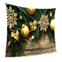 Marque Generique Couverture De Noël Double Molleton W / Xmas Impression Douce Chaude C... -Talamo Magasin 64008273 11 image