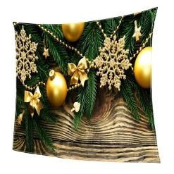 Marque Generique Couverture De Noël Double Molleton W / Xmas Impression Douce Chaude C... -Talamo Magasin 64008273 4 image