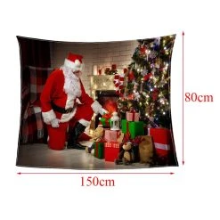 Marque Generique Couverture De Noël Double Molleton W / Xmas Impression Douce Chaude C... -Talamo Magasin 64008274 4 image