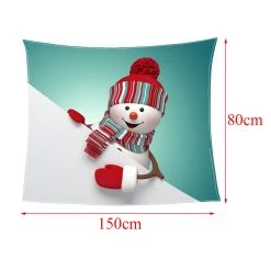 Marque Generique Couverture De Noël Double Polaire W / Xmas Impression Douce Chaude Ca... -Talamo Magasin 64008276 1 image