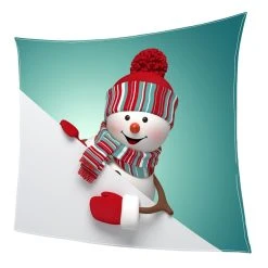 Marque Generique Couverture De Noël Double Polaire W / Xmas Impression Douce Chaude Ca... -Talamo Magasin 64008276 3 image