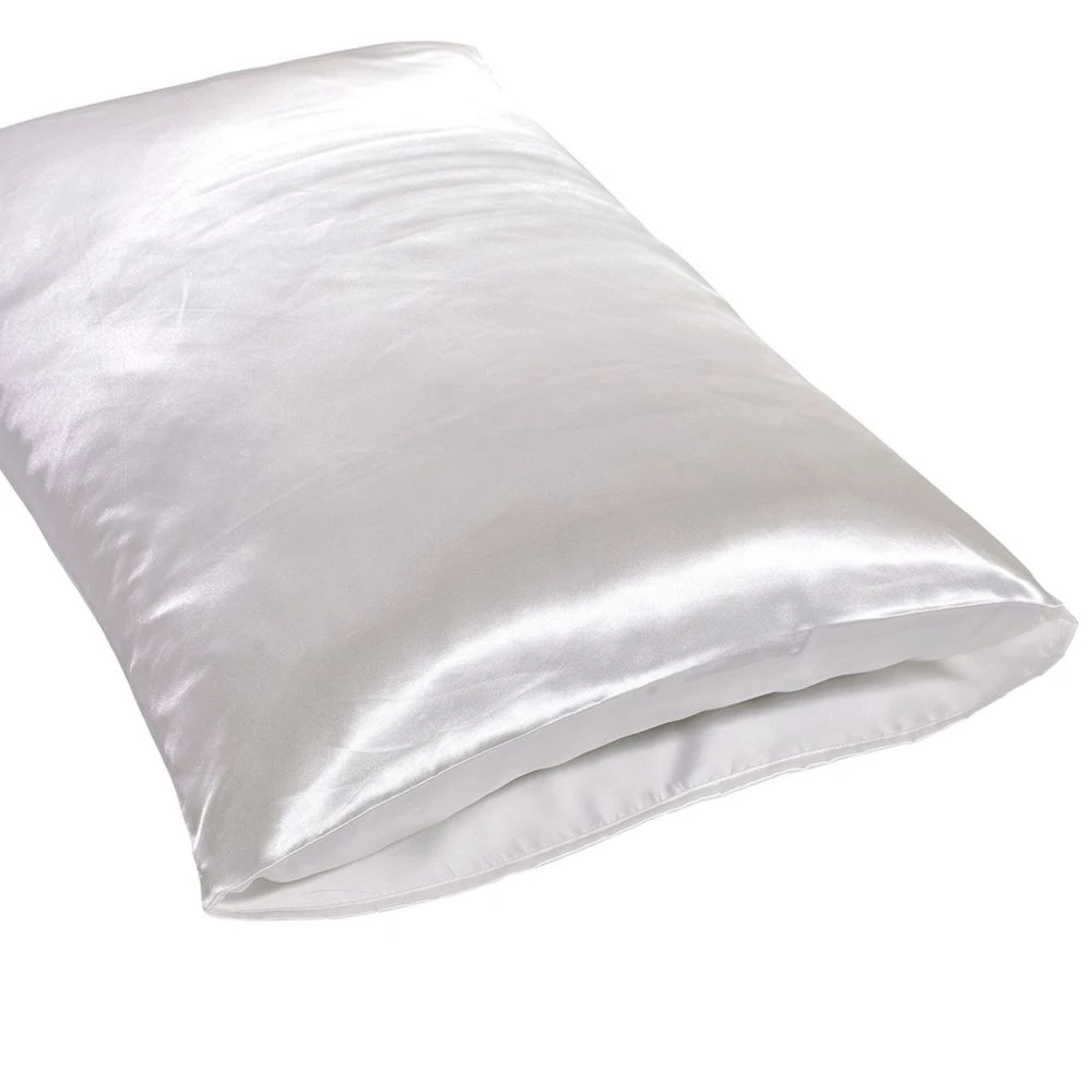 Marque Generique Taies D'oreiller En Soie De Couleur Unie 4 Marque Generique Taies D'oreiller En Soie De Couleur Unie – Image 2