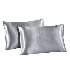 Marque Generique Taies D'oreiller En Soie De Couleur Unie 10 Marque Generique Taies D'oreiller En Soie De Couleur Unie -Talamo Magasin 72000422 5 image