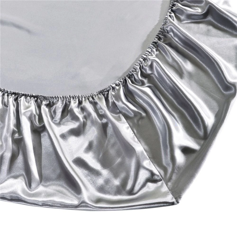 Marque Generique Housse De Taie D'oreiller Soyeuse + Ensemble De Draps Décor De Chambr... 4 Marque Generique Housse De Taie D'oreiller Soyeuse + Ensemble De Draps Décor De Chambr... – Image 2