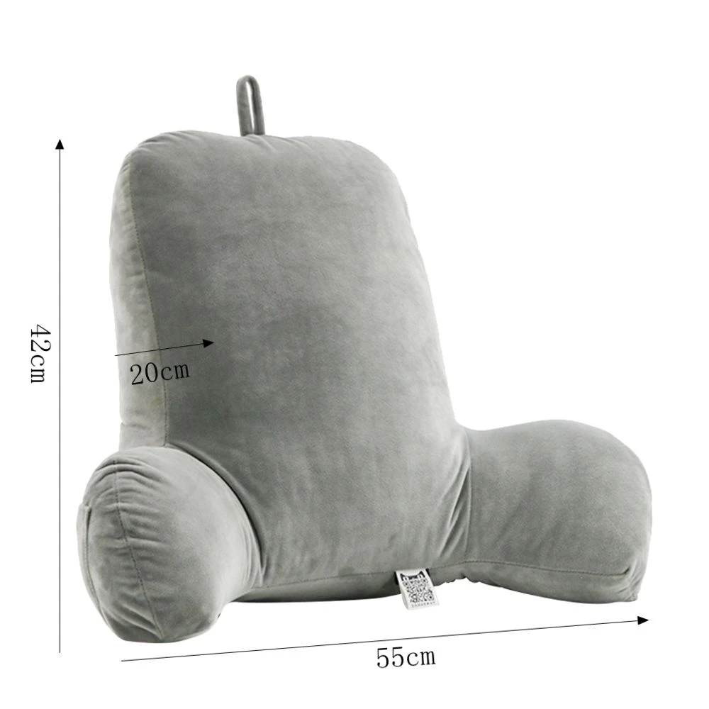 Marque Generique Grand Coussin De Lit Oreiller De Lecture En Coton Creux Avec Couvercle... 6 Marque Generique Grand Coussin De Lit Oreiller De Lecture En Coton Creux Avec Couvercle... – Image 4