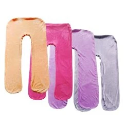 Marque Generique 2pcs Housse Amovible Pour Oreillers De Grossesse En Forme De U Gris 8 Marque Generique 2pcs Housse Amovible Pour Oreillers De Grossesse En Forme De U Gris -Talamo Magasin 72006060 1 image