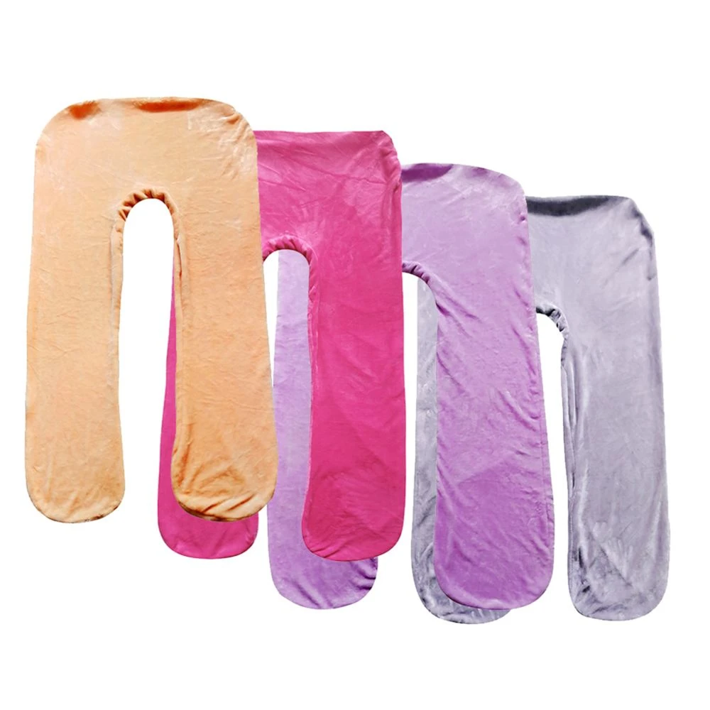 Marque Generique 2pcs Housse Amovible Pour Oreillers De Grossesse En Forme De U Gris 4 Marque Generique 2pcs Housse Amovible Pour Oreillers De Grossesse En Forme De U Gris – Image 2