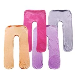 Marque Generique 2pcs Housse Amovible Pour Oreillers De Grossesse En Forme De U Gris 9 Marque Generique 2pcs Housse Amovible Pour Oreillers De Grossesse En Forme De U Gris -Talamo Magasin 72006060 2 image