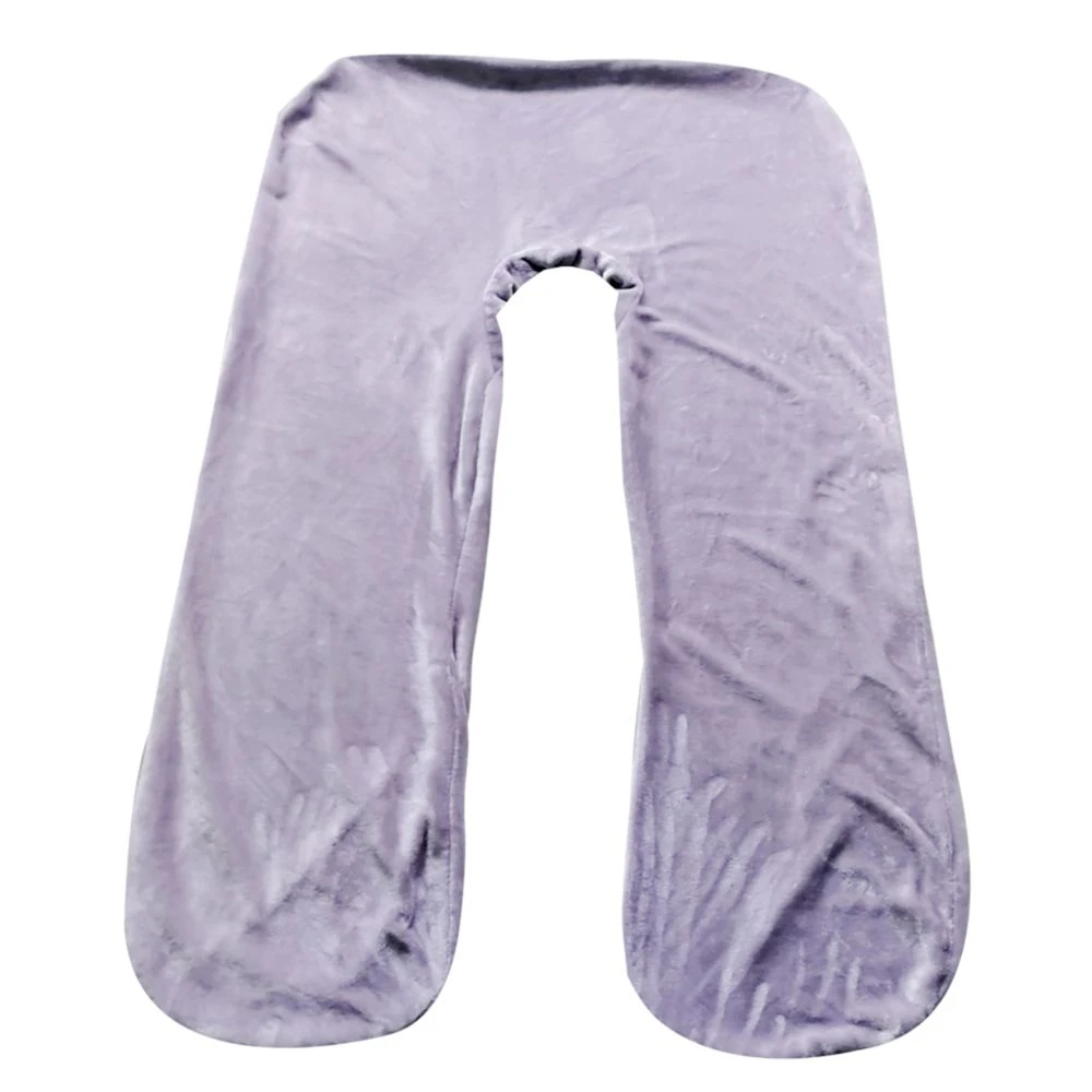 Marque Generique 2pcs Housse Amovible Pour Oreillers De Grossesse En Forme De U Gris 6 Marque Generique 2pcs Housse Amovible Pour Oreillers De Grossesse En Forme De U Gris – Image 4