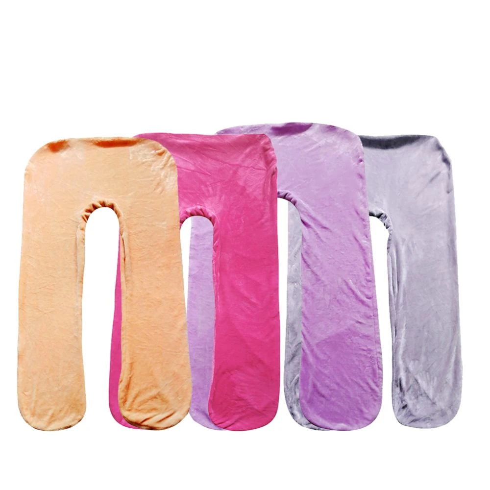 Marque Generique 2pcs Housse Amovible Pour Oreillers De Grossesse En Forme De U Gris 7 Marque Generique 2pcs Housse Amovible Pour Oreillers De Grossesse En Forme De U Gris – Image 5