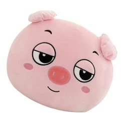 Marque Generique Cochon Chauffe-main Forme Oreiller Forme Tête Animal Coussin -Talamo Magasin 72010163 5 image