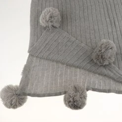 Marque Generique Couverture De Jet De Sofa De Coton De 100% Avec Les Glands De Boule Le... -Talamo Magasin 72011965 2 image