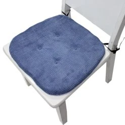 Marque Generique Coussins De Chaise Carrés En Coton Avec Attaches Coussins De Siège M... -Talamo Magasin 72013081 3 image