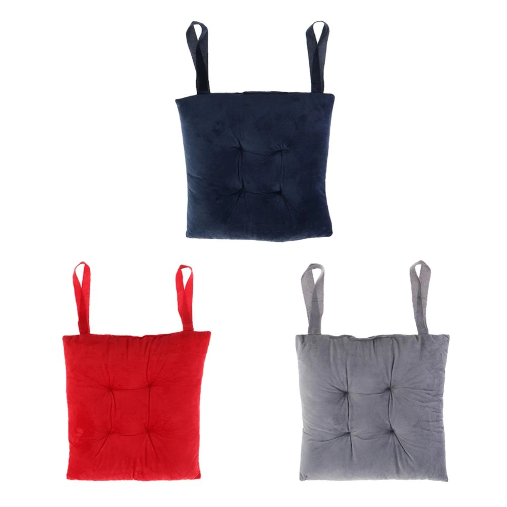 Marque Generique La Chaise De Coton Couvre Le Coussin De Chaise De Couleur Solide Pour ... 4 Marque Generique La Chaise De Coton Couvre Le Coussin De Chaise De Couleur Solide Pour ... – Image 2