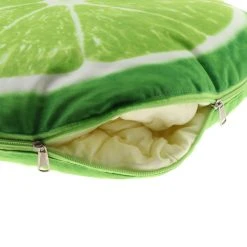 Marque Generique Motif De Fruits Imprimé Coussin Rembourré Coussin Couverture Lime -Talamo Magasin 72014048 4 image