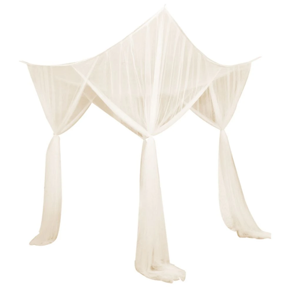 Marque Generique 4 Poste D'angle Lit Baldaquin Moustiquaire Chambre Lit Suspendu Canton... 5 Marque Generique 4 Poste D'angle Lit Baldaquin Moustiquaire Chambre Lit Suspendu Canton... – Image 3