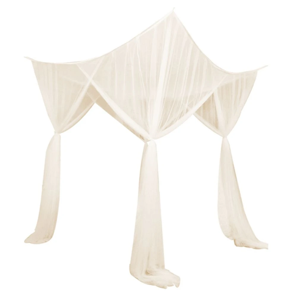 Marque Generique 4 Poste D'angle Lit Baldaquin Moustiquaire Chambre Lit Suspendu Canton... 7 Marque Generique 4 Poste D'angle Lit Baldaquin Moustiquaire Chambre Lit Suspendu Canton... – Image 5