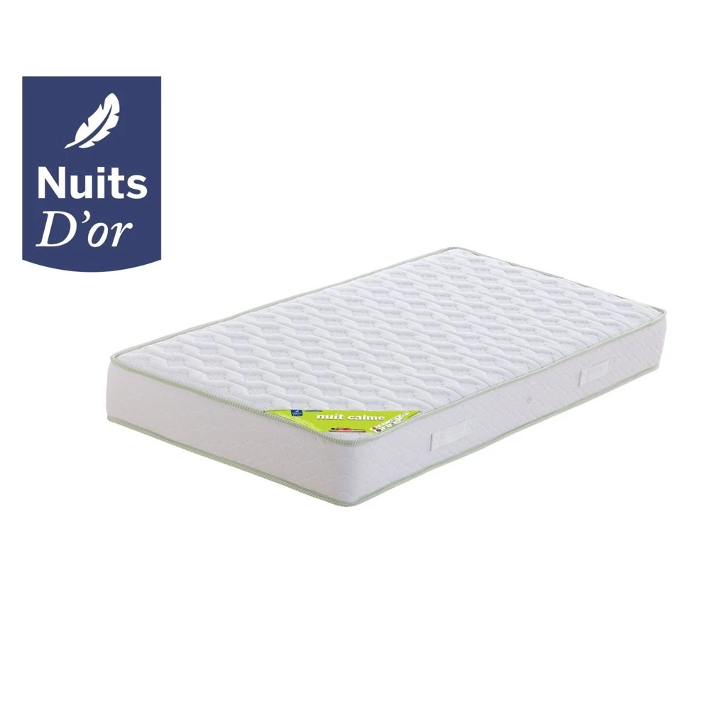 Nuits D'or Matelas 90x200 Densité 35 Kg/m3 - Hauteur 21 Cm - Soutien ... 3 Nuits D'or Matelas 90x200 Densité 35 Kg/m3 - Hauteur 21 Cm - Soutien ...