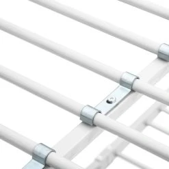 VidaXL Lit Superposé Blanc Métal 90x200 Cm -Talamo Magasin 8719883825434 g en hd 4