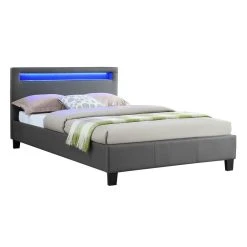 IDIMEX Lit Simple Pour Adulte MIRANDO Avec Sommier 120x190 Cm 1 Place Et Demi...