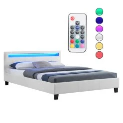 IDIMEX Lit Double Pour Adulte PINOT Avec Sommier 140x190 Cm 2 Places 2 Person... -Talamo Magasin 94931 00