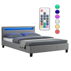 IDIMEX Lit Double Pour Adulte RIOJA Avec Sommier 140x190 Cm 2 Places 2 Person... -Talamo Magasin 94934 00