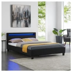 IDIMEX Lit Double Pour Adulte RIOJA Avec Sommier 140x190 Cm 2 Places 2 Person... 9 IDIMEX Lit Double Pour Adulte RIOJA Avec Sommier 140x190 Cm 2 Places 2 Person... -Talamo Magasin 94935 1