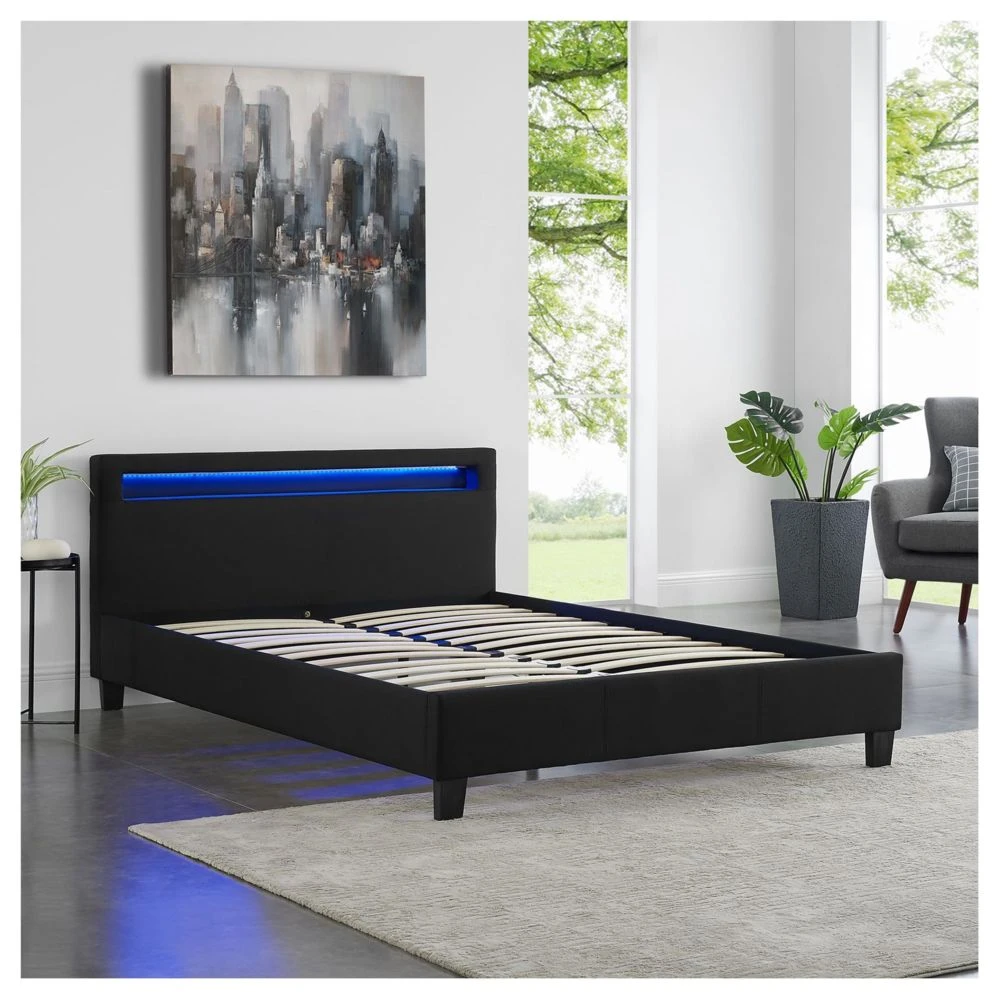 IDIMEX Lit Double Pour Adulte RIOJA Avec Sommier 140x190 Cm 2 Places 2 Person... 4 IDIMEX Lit Double Pour Adulte RIOJA Avec Sommier 140x190 Cm 2 Places 2 Person... – Image 2