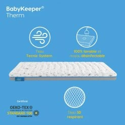 Imperial Relax BabyKeeper® | Matelas Bébé Pour Berceau Therm | Prévient La Mort S... 8 Imperial Relax BabyKeeper® | Matelas Bébé Pour Berceau Therm | Prévient La Mort S... -Talamo Magasin babykeeper matelas bebe pour berceau therm previent la mort subite technologie dauto desinfection avertir de la fievre empeche la plagiocephalie 57x117 cm 10601336 27571550 1140x1140