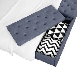 Fournier Decoration Boxy Lit Lin Gris Souris 180x200 Cm 2 Coffres De Rangement -Talamo Magasin boxy lit lin gris souris 180x200 cm 2 coffres de rangement 8552149 21742233 1140x1140