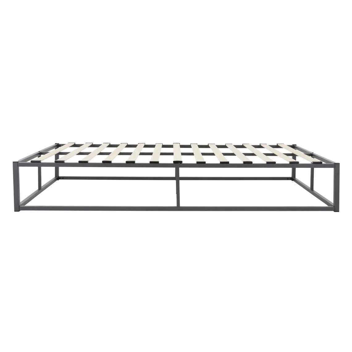 Ml-design Cadre De Lit En Acier Sommier à Lattes Anthracite Chambre à Coucher ... 5 Ml-design Cadre De Lit En Acier Sommier à Lattes Anthracite Chambre à Coucher ... – Image 3