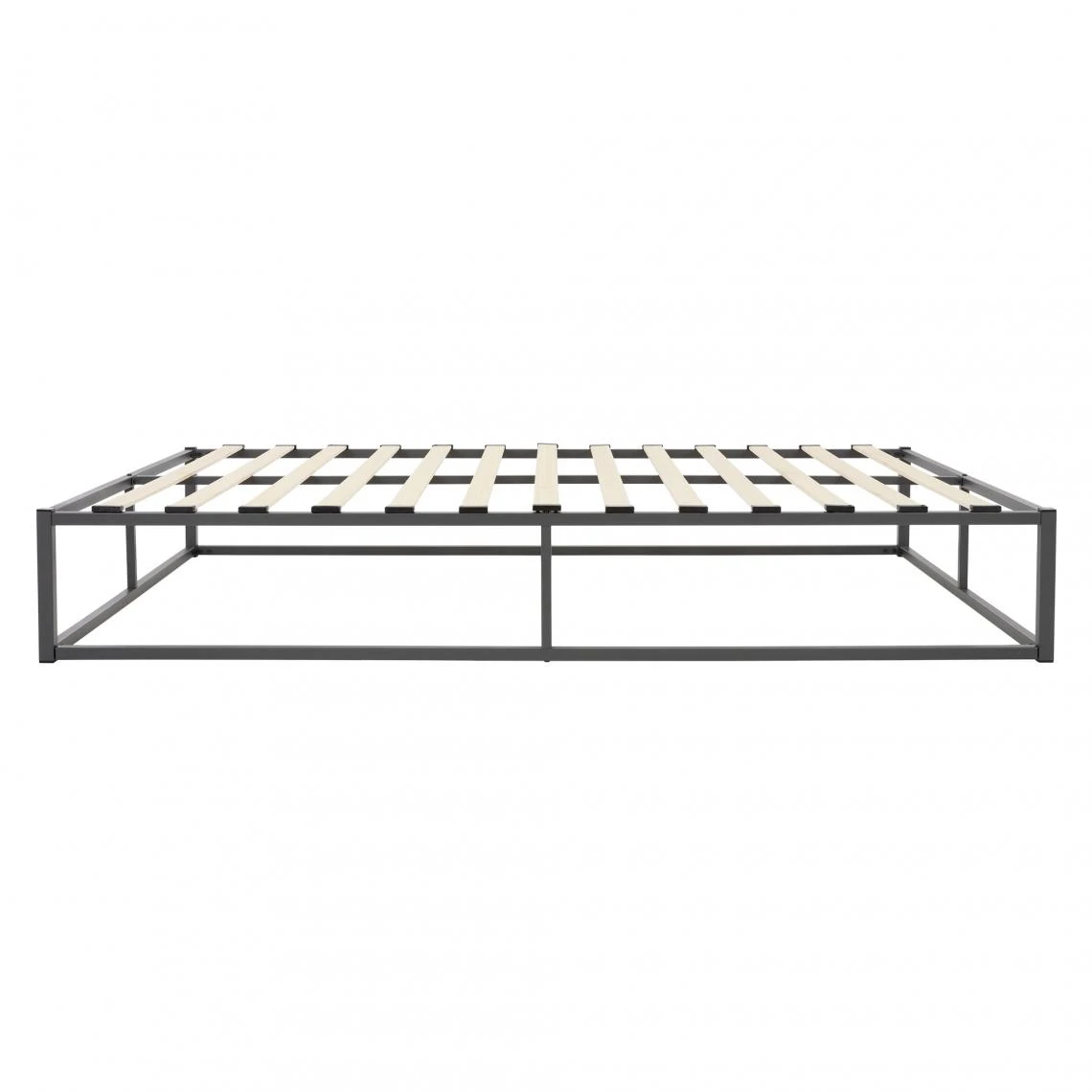 ECD GERMANY Cadre De Lit En Acier Sommier à Lattes Noir Moderne Chambre à Couche... 5 ECD GERMANY Cadre De Lit En Acier Sommier à Lattes Noir Moderne Chambre à Couche... – Image 3