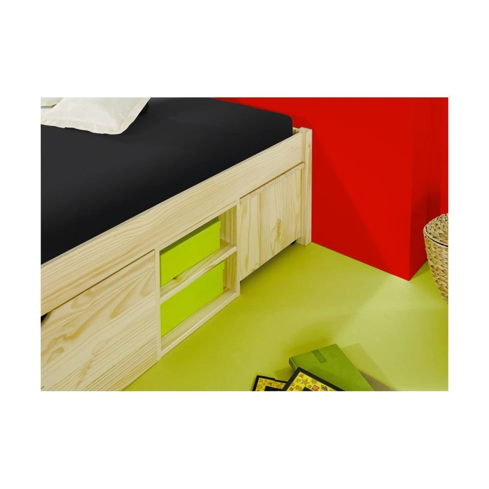 Altobuy Cali - Lit 180x200 Cm Multi-rangement 7 Altobuy Cali - Lit 180x200 Cm Multi-rangement – Image 5